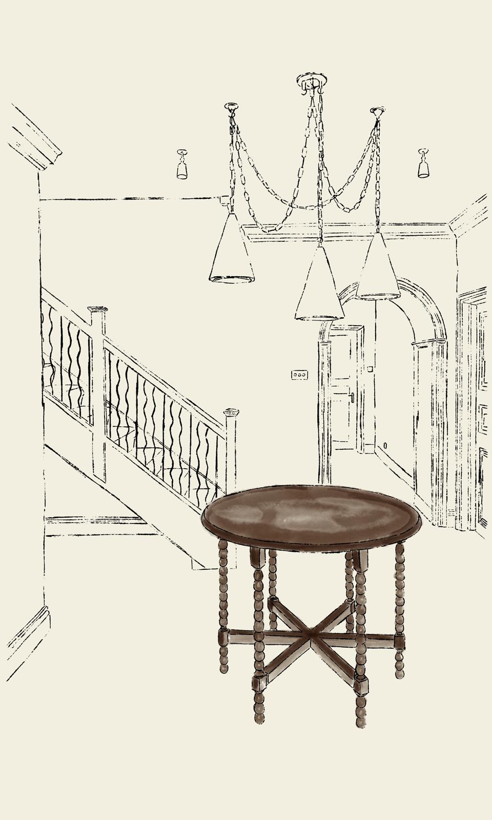 'The Bobby' Entrance Table